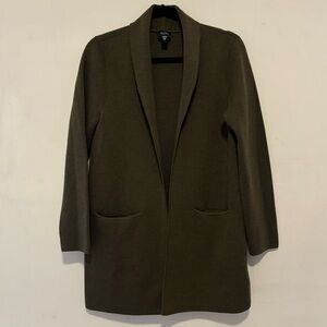 Eileen Fisher open front cardigan